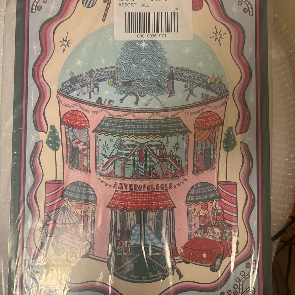 Anthropologie 24 days of beauty 2025 advent calendar sealed